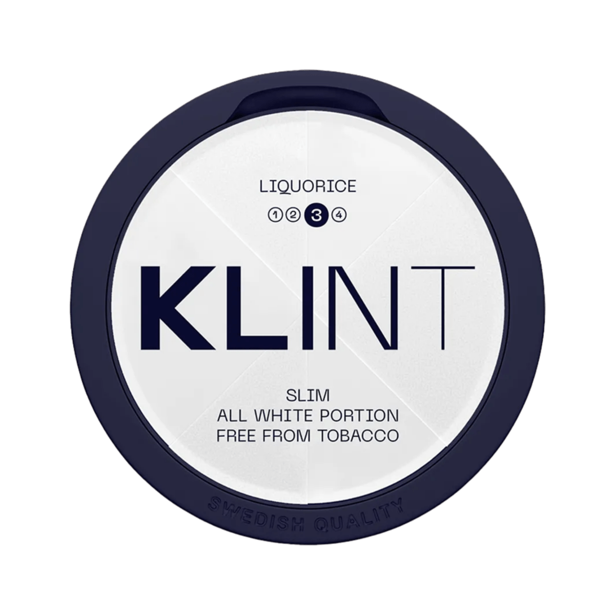 Can of Klint Liquorice - Nicotine Pouches