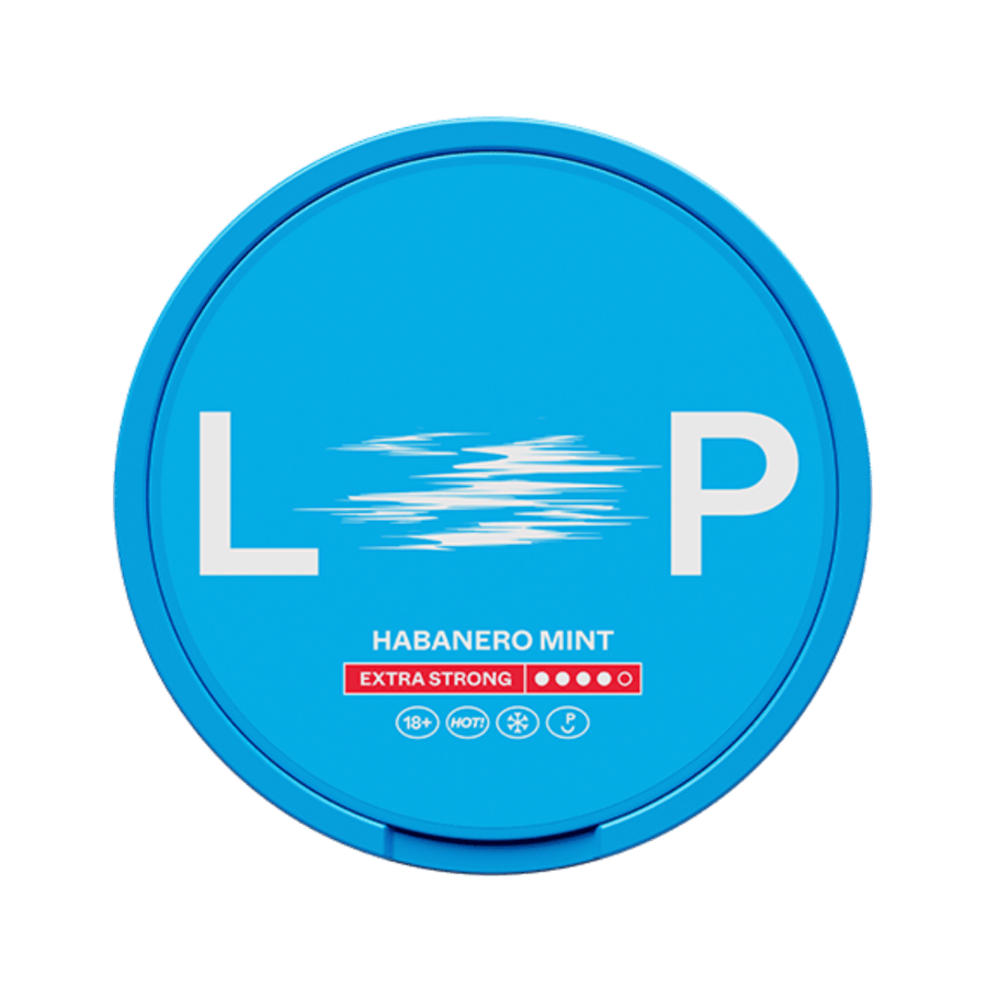 Can of LOOP Habanero Mint Extra Strong - Nicotine Pouches