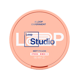 Can of Loop Hot Peach Strong - Nicotine Pouches