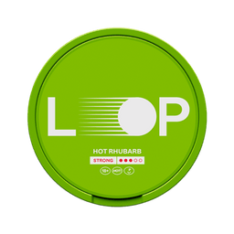 Can of Loop Hot Rhuharb Strong - Nicotine Pouches