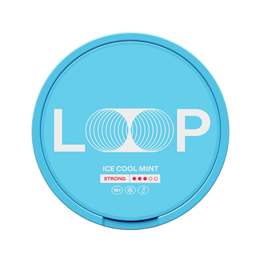 Can of Loop Ice Cool Mint Strong - Nicotine Pouches