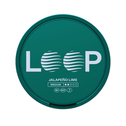 Can of Loop Jalapeño Lime Medium - Nicotine Pouches