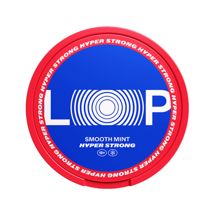 Can of Loop Smooth Mint Hyper Strong - Nicotine Pouches

