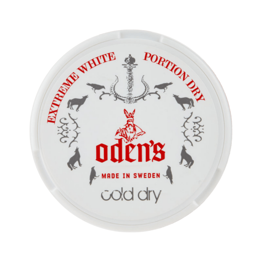 Can of Odens Cold Dry – Extreme Strength Snus
