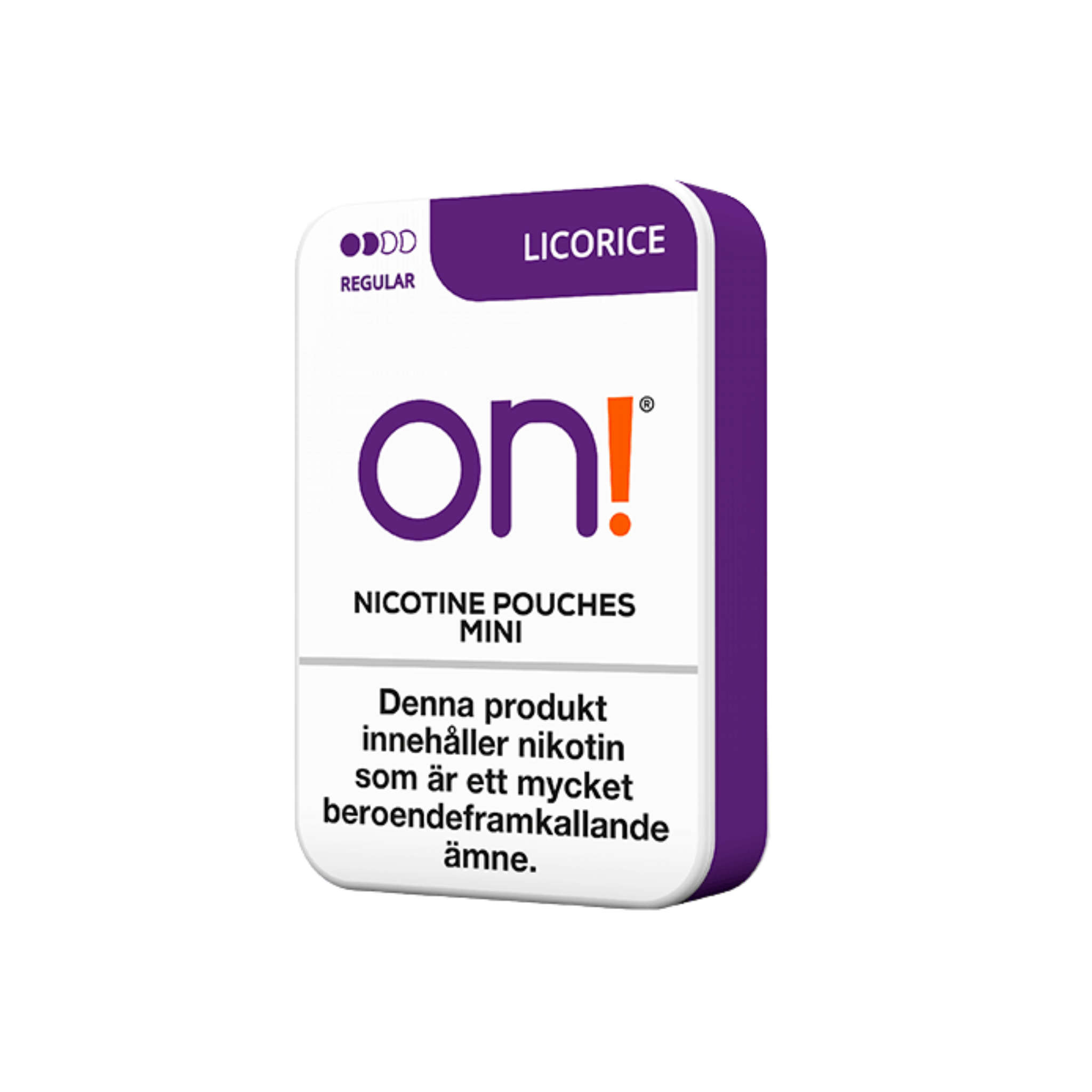 On! Licorice Regular - swedie