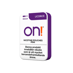 On! Licorice Regular - swedie