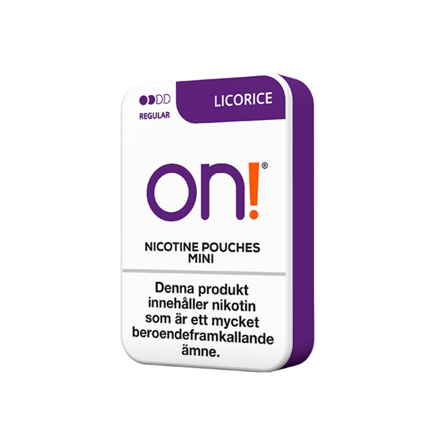 On! Licorice Regular - swedie