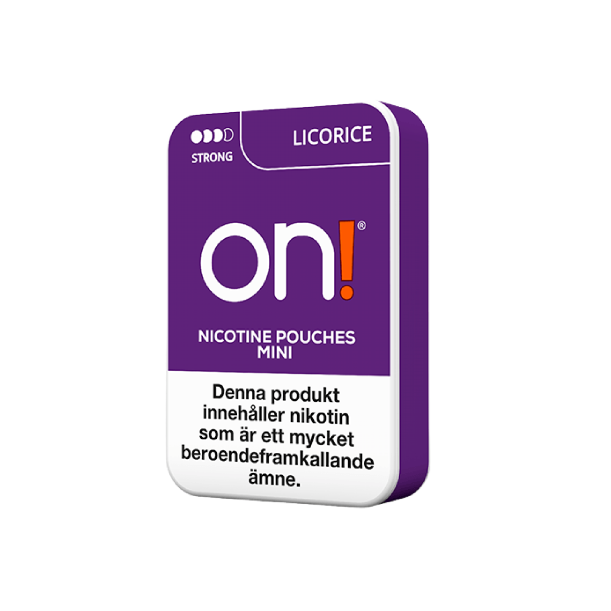On! Licorice Strong - swedie