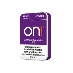 On! Licorice Strong - swedie
