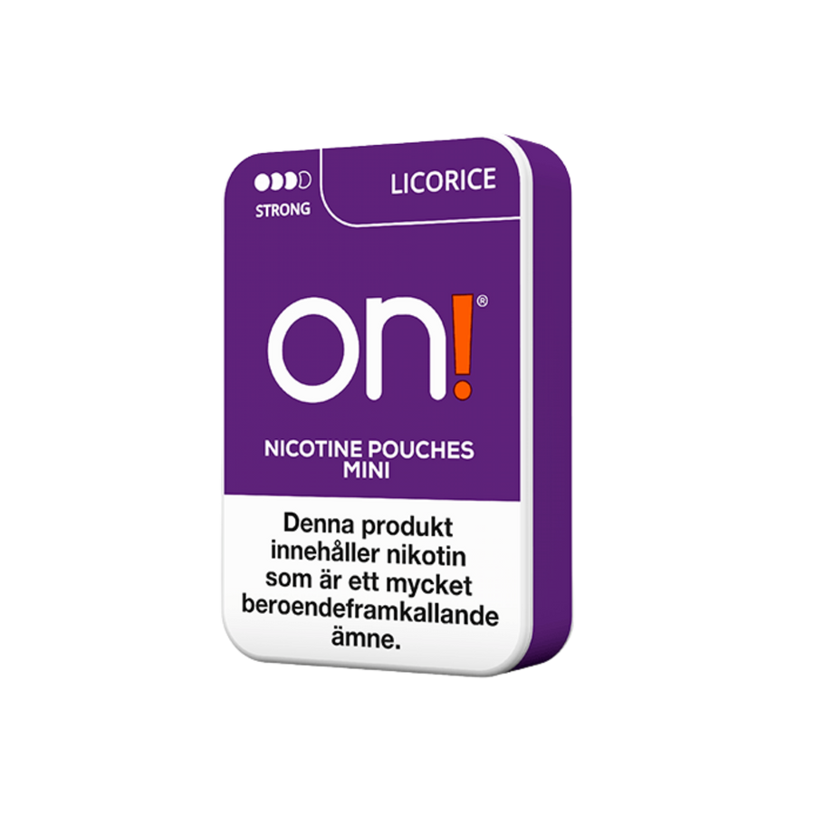 On! Licorice Strong - swedie
