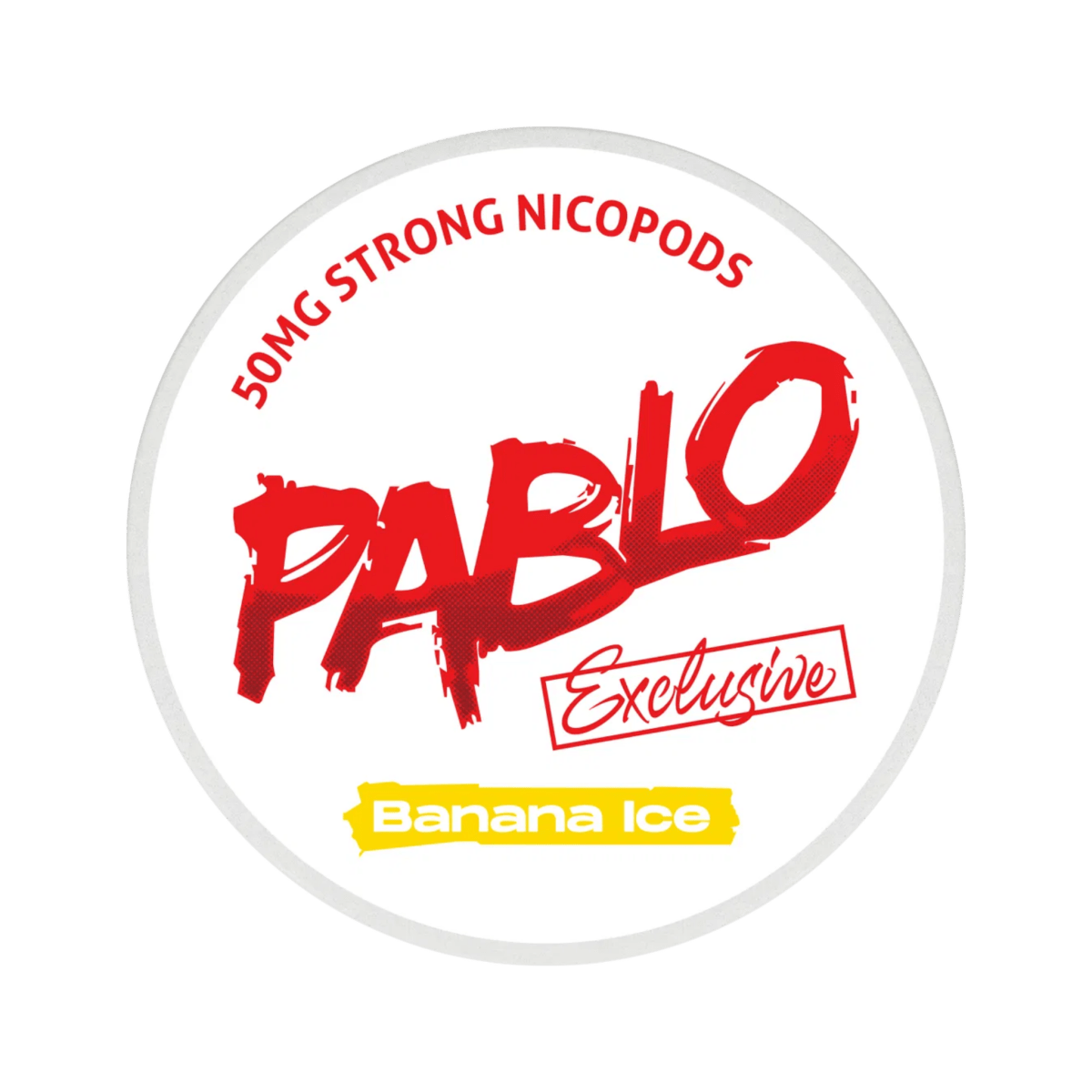 Can of Pablo Banana Ice – Nicotine Pouches

