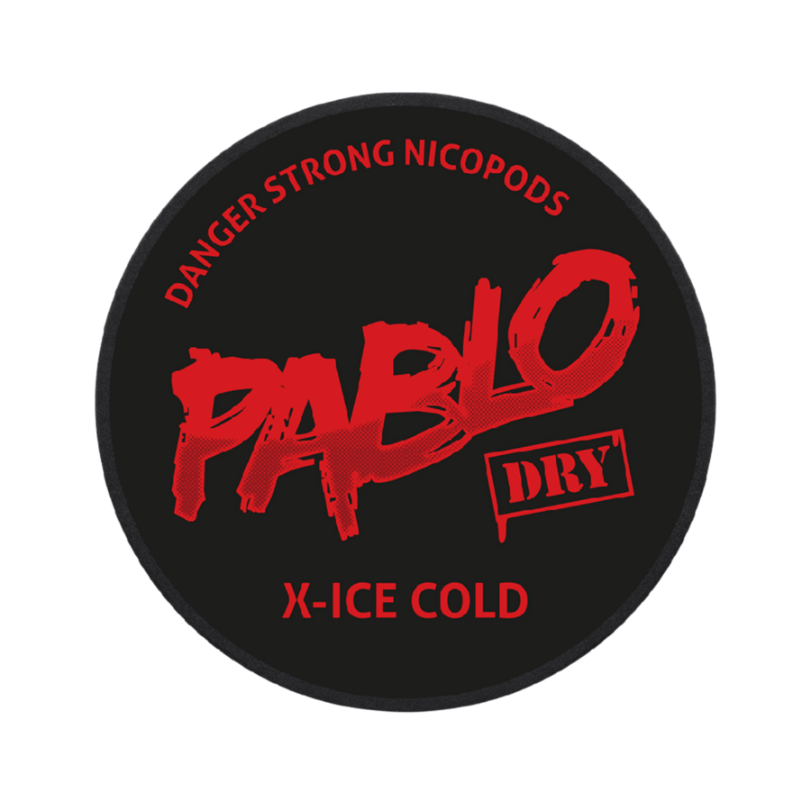 Can of Pablo Dry X Ice Cold – Extra Strong Nicotine Pouch

