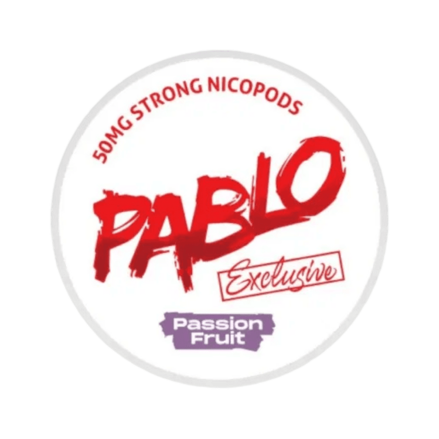 Can of Pablo Passionfruit - Nicotine Pouches