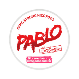 Can of Pablo Strawberry Cheesecake - Nicotine Pouches