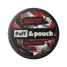 Can of Puff & Pouch Anabolic Berry - Nicotine Pouches