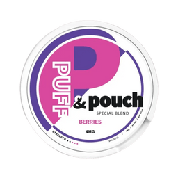 Can of Puff & Pouch Berries Low - Nicotine Pouches