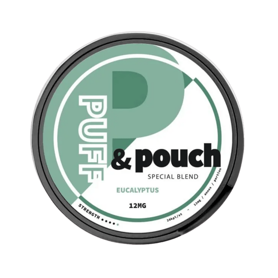 Can of Puff & Pouch Eucalyptus - Nicotine Pouches