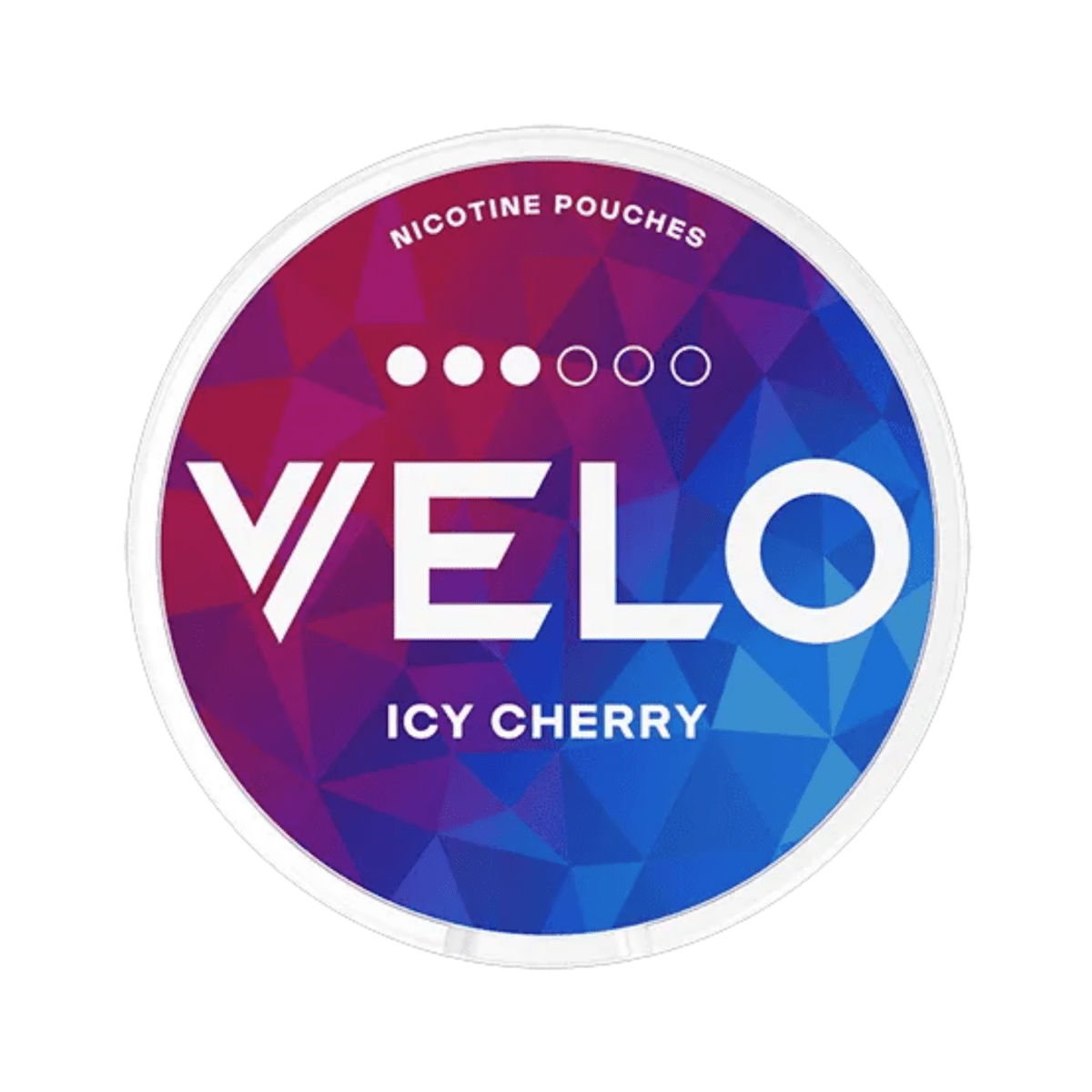 Can of VELO Icy Cherry - Nicotine Pouches