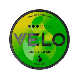 Can of VELO Lime Flame - Nicotine Pouches