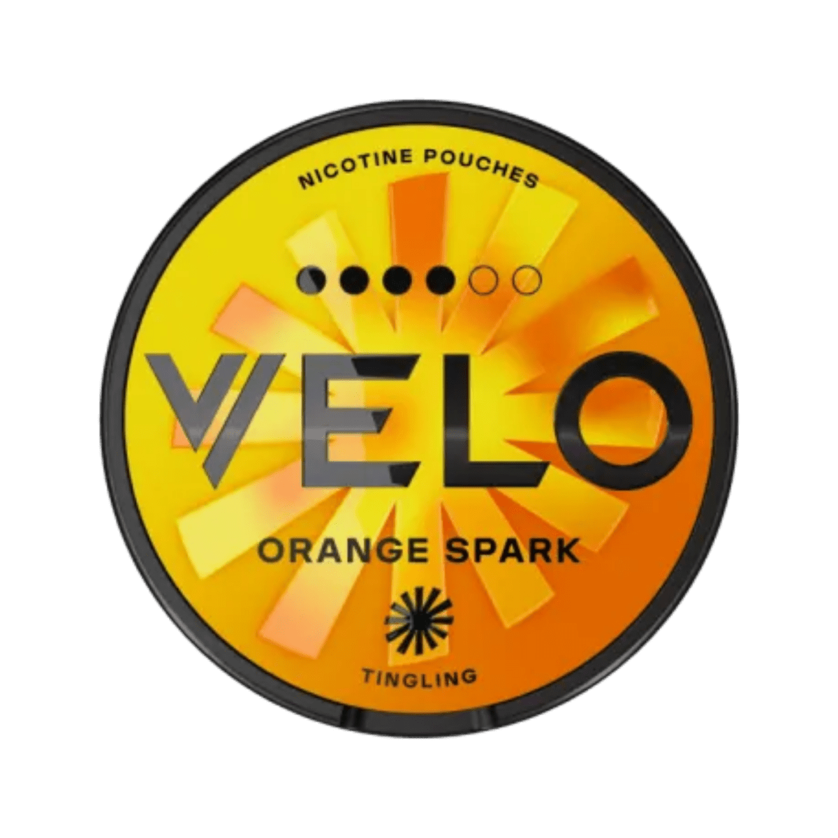 Can of VELO Orange Spark - Nicotine Pouches