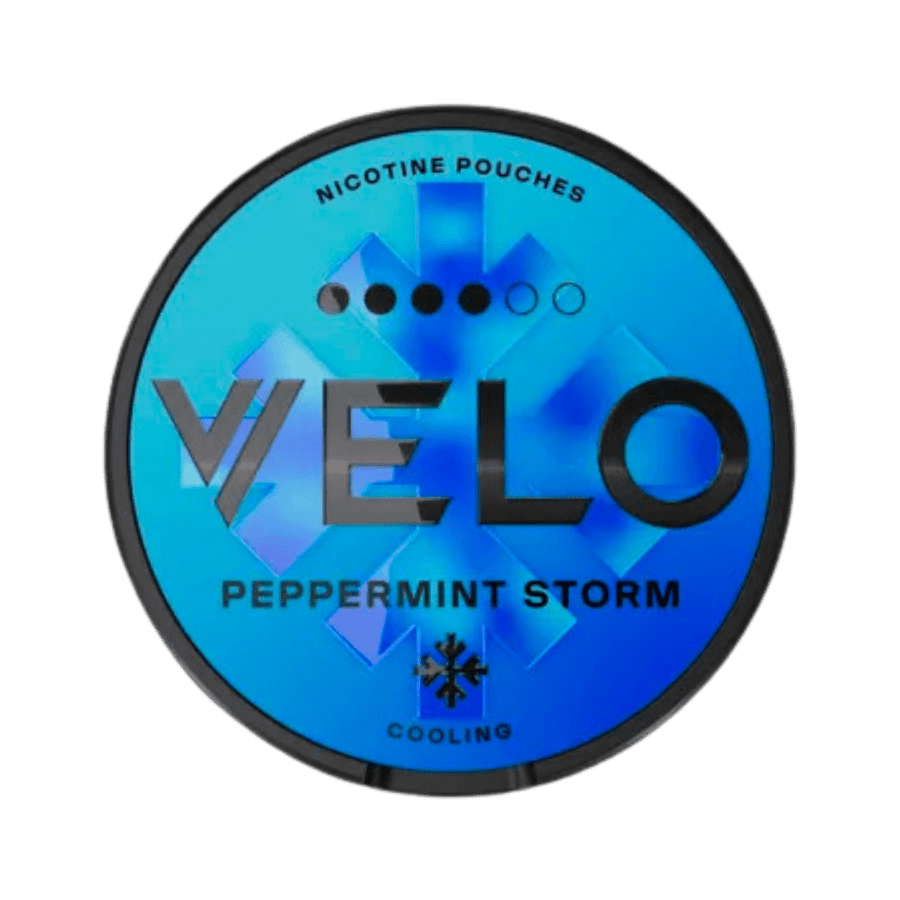 Can of VELO Peppermint Storm - Nicotine Pouches