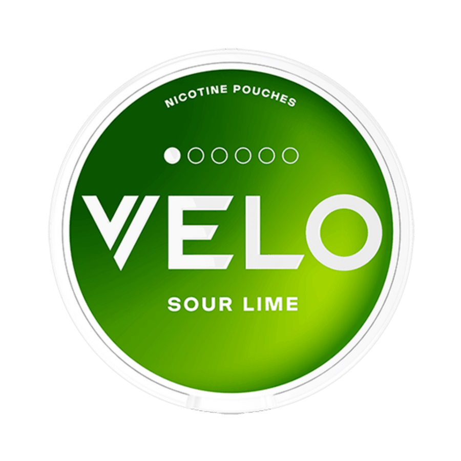 Can of VELO Sour Lime Mini - Nicotine Pouches