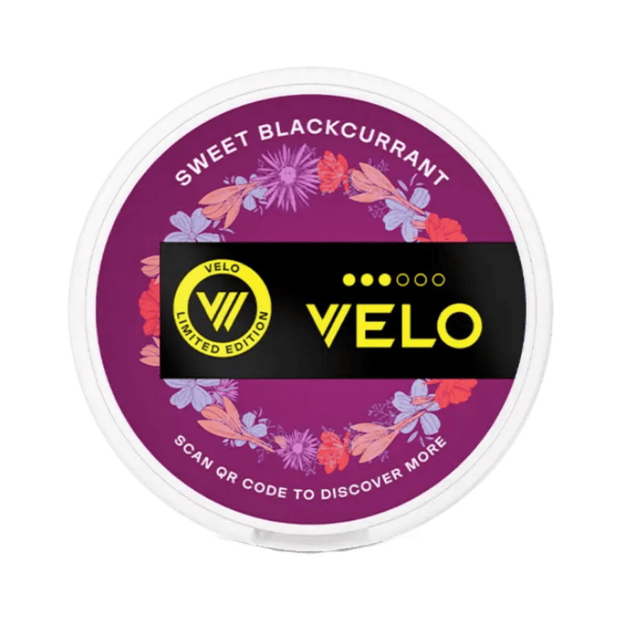 Can of VELO Sweet Blackcurrant Limited Edition – Nicotine Pouch