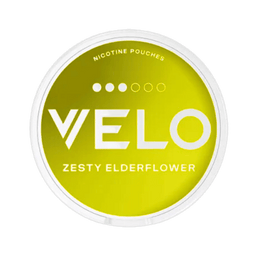 Can of VELO Zesty Elderflower - Nicotine Pouches
