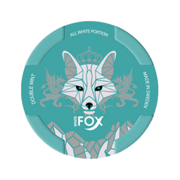 Can of White Fox Double Mint - Nicotine Pouches