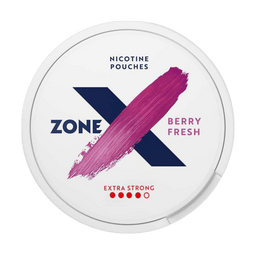 Can of X Berry Fresh Extra Strong - Nicotine Pouches
