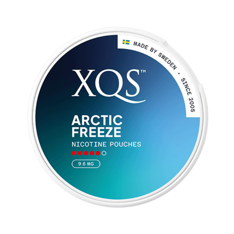Can of XQS Arctic Freeze X-Strong – Nicotine Pouch

