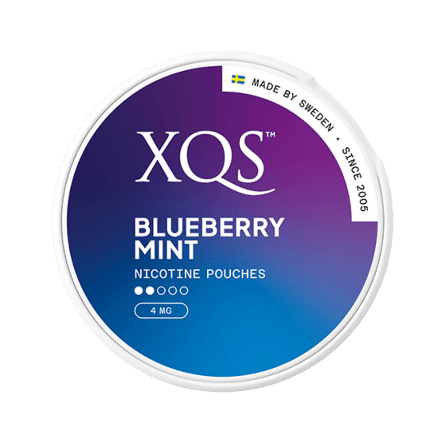 Can of XQS Blueberry Mint Light - Nicotine Pouches