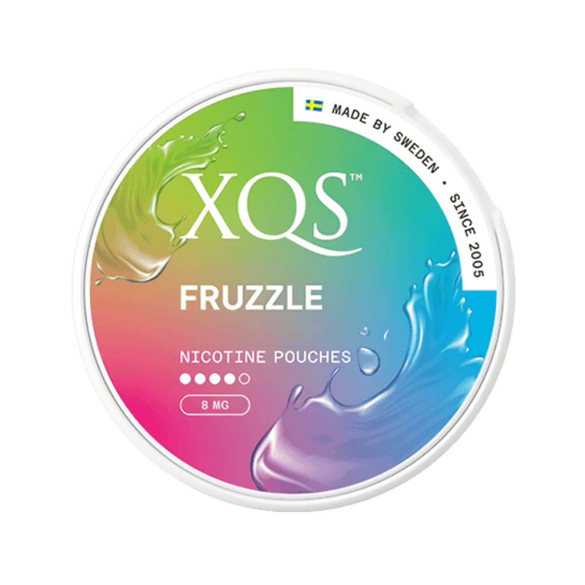 Can of XQS Fruzzle - Nicotine Pouches