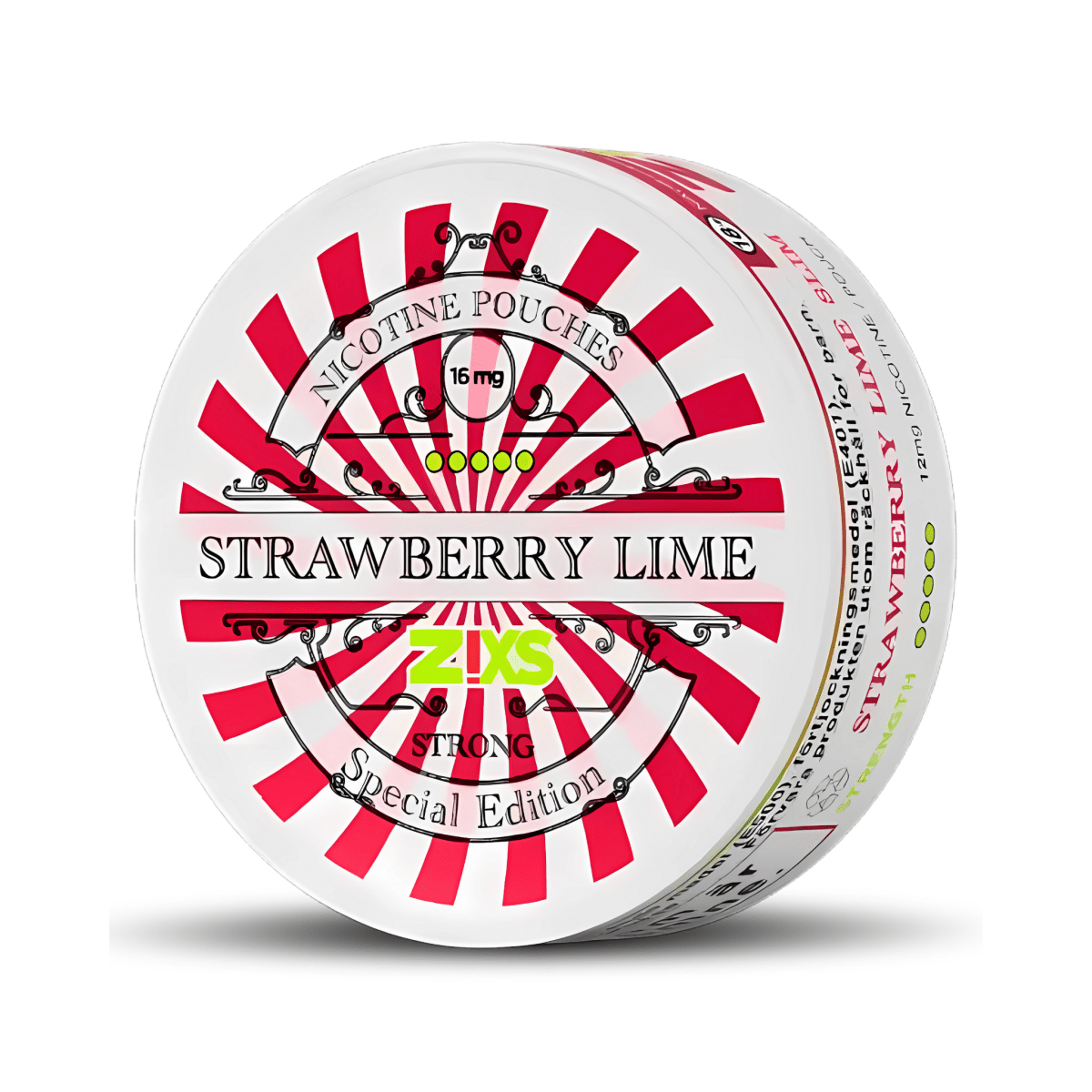 ZIXS Slim Strawberry Lime Strong - swedie