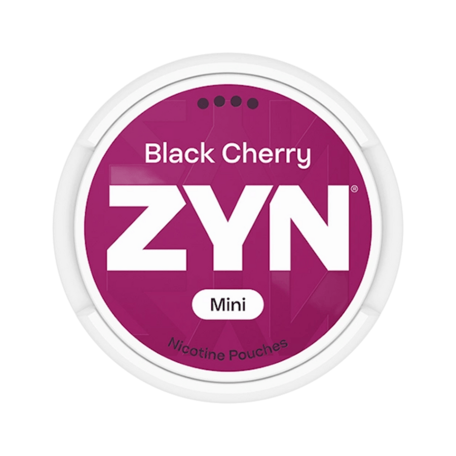Can of ZYN Black Cherry Mini Strong - Nicotine Pouches
