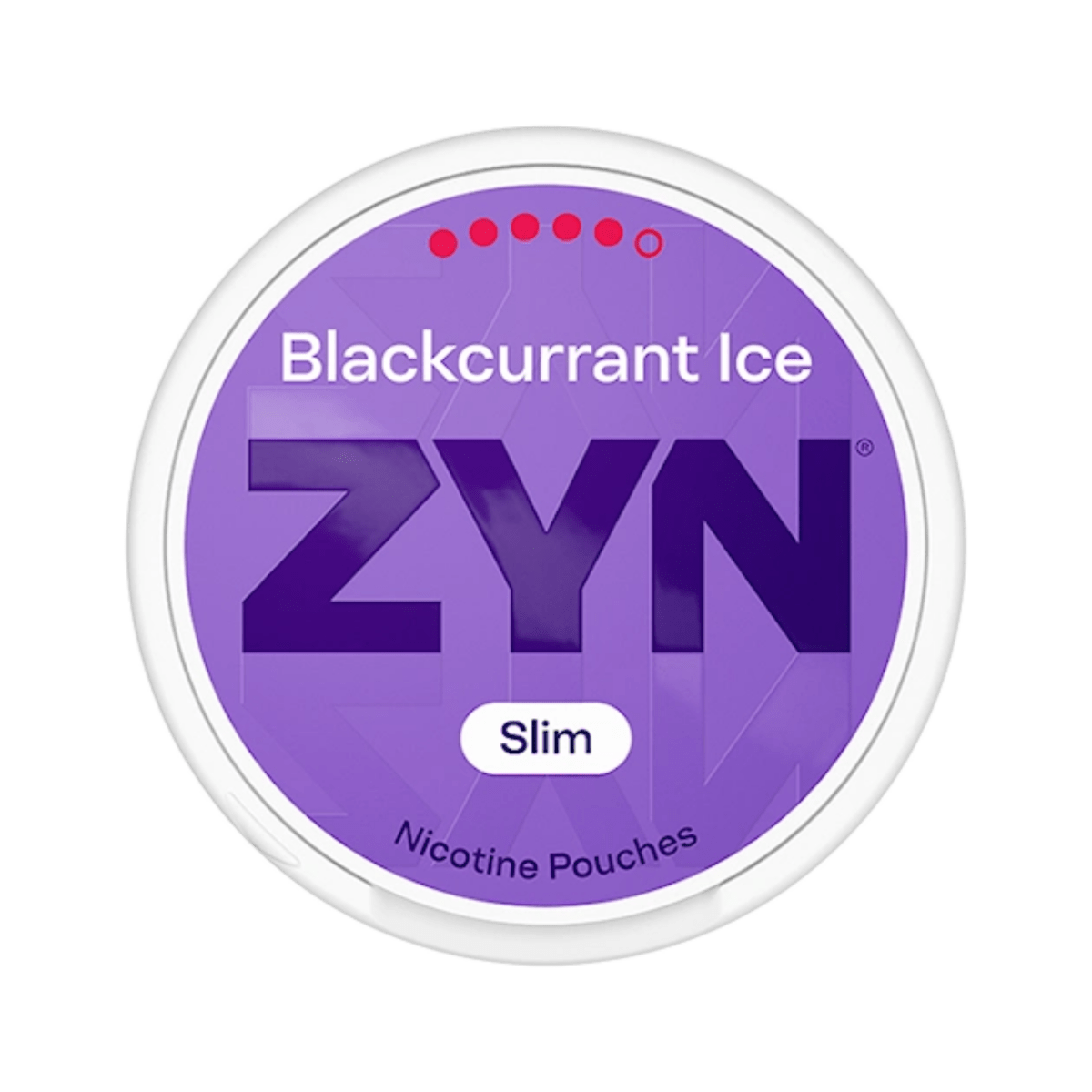 Can of ZYN Blackcurrant Ice Extra Strong - Nicotine Pouches