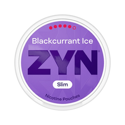 Can of ZYN Blackcurrant Ice Extra Strong - Nicotine Pouches
