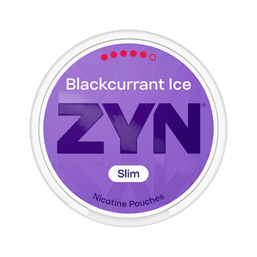 Can of ZYN Blackcurrant Ice Extra Strong - Nicotine Pouches