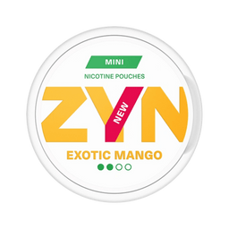 Can of ZYN Exotic Mango Mini - Nicotine Pouches
