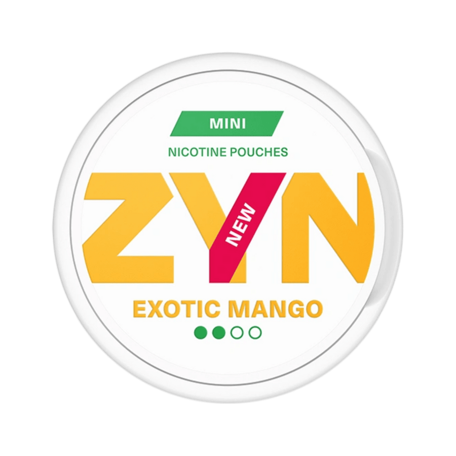 Can of ZYN Exotic Mango Mini - Nicotine Pouches