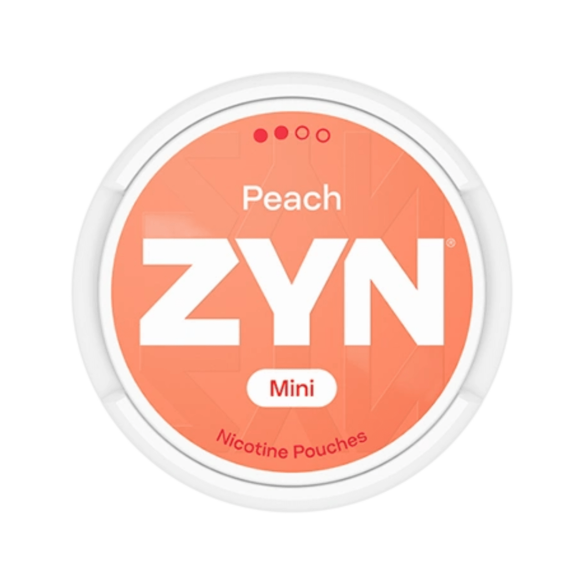 Can of ZYN Peach Mini - Nicotine Pouches