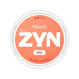 Can of ZYN Peach Mini - Nicotine Pouches
